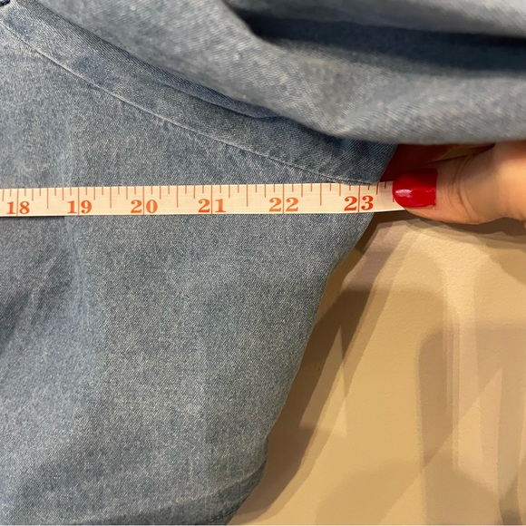 SHEIN Denim Crop Top- Size 3XL - Picture 5 of 6